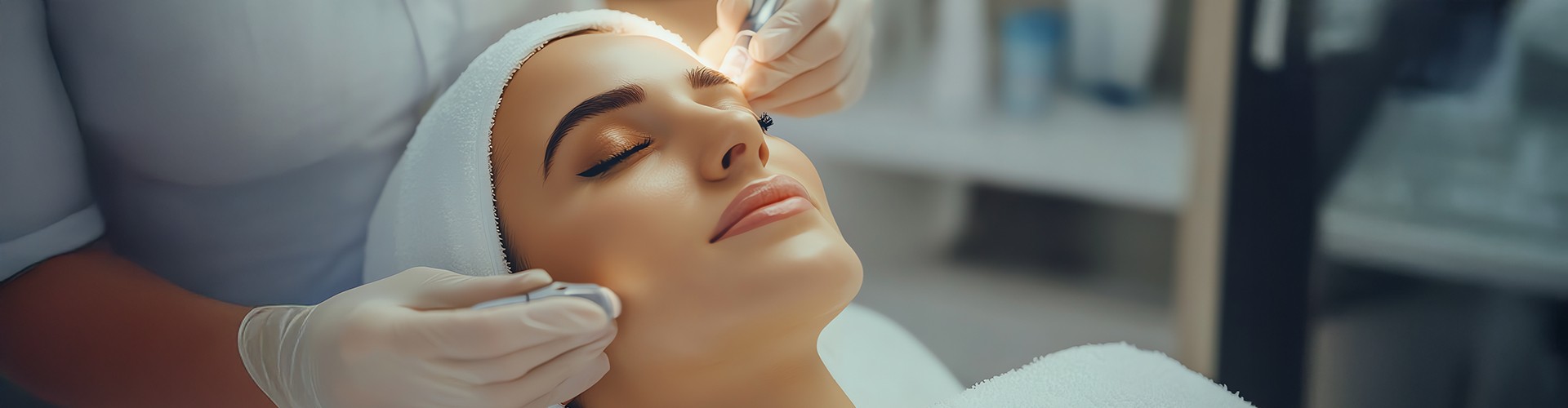 Laser & RF Tightening with 24K Korean Radiance Gold Mask